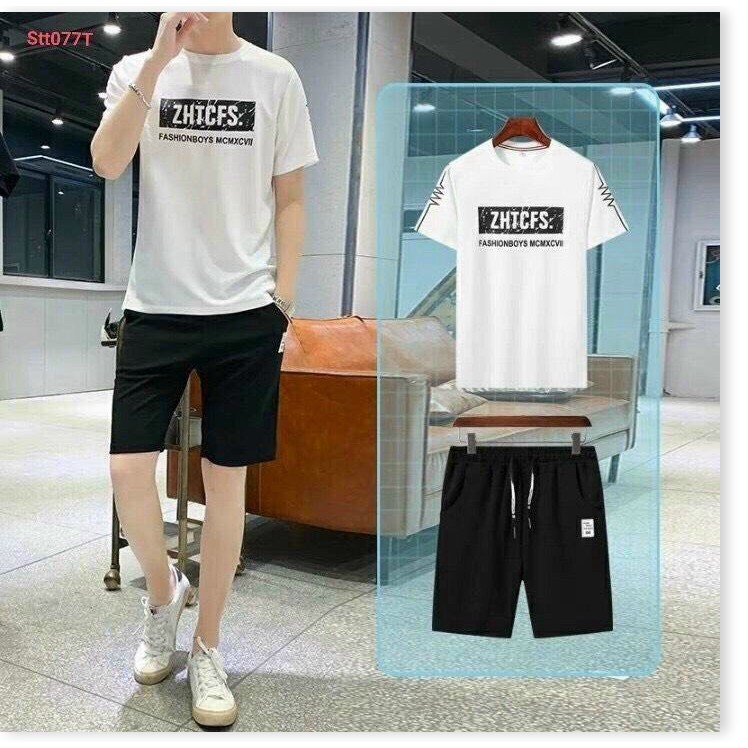 SET BỘ THUN HÈ THỂ THAO NAM CỰC CHẤT , SIÊU HOT HÈ 2021 KOKO MI STORE