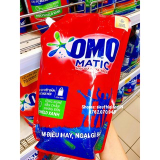 Nước giặt OMO MATIC cửa trên túi đỏ 2,2kg
