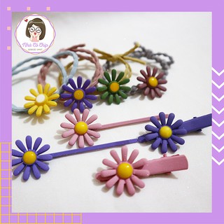Set 2 kẹp tóc hình hoa cúc