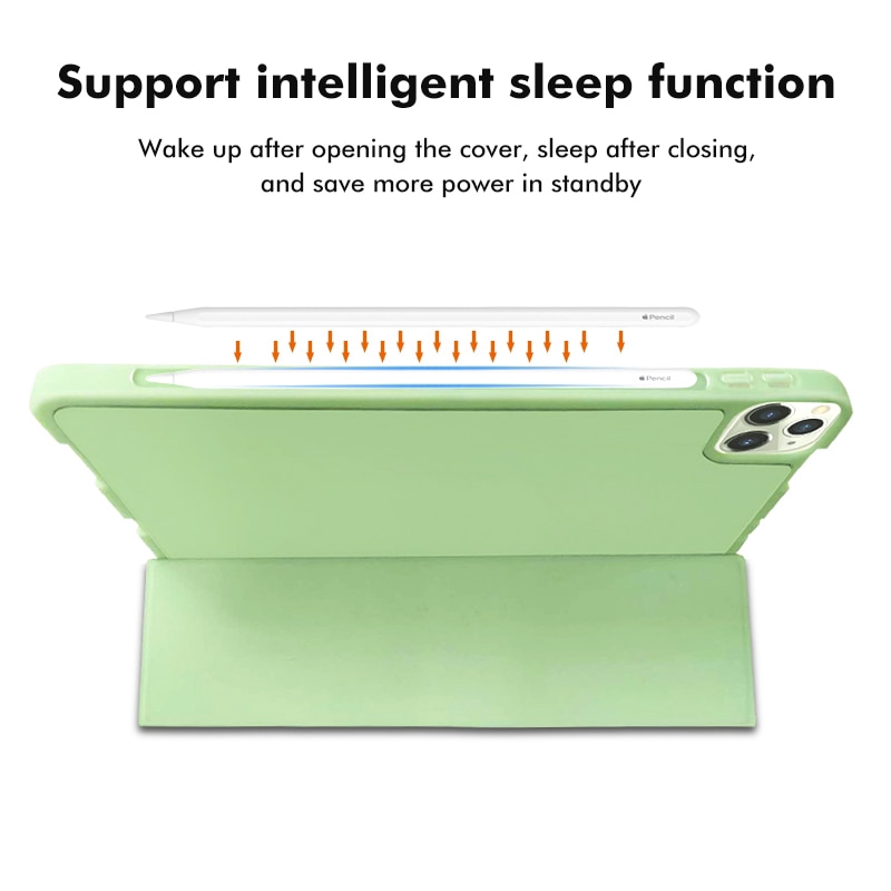 Bao da PU từ tính cho máy tính bảng Ipad Pro 11 2020 air 4 10.9 7th 8th 10.2 | BigBuy360 - bigbuy360.vn