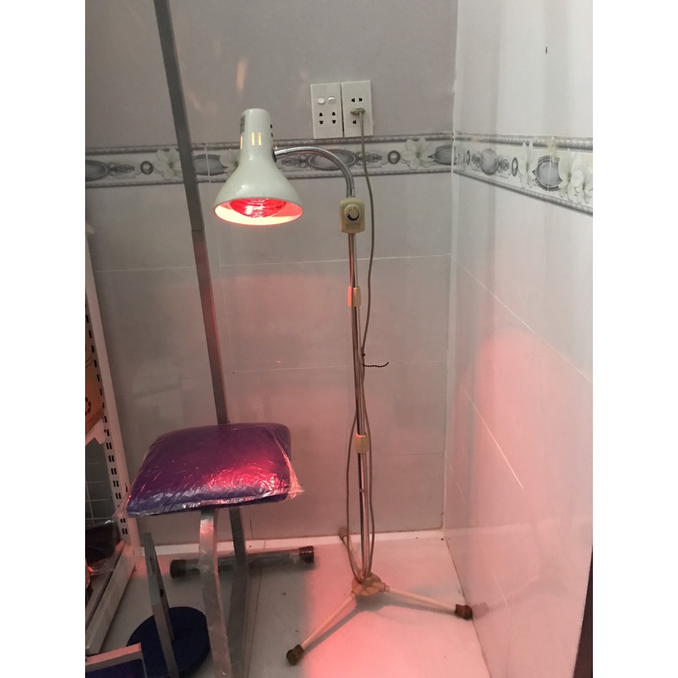 Đèn Gù Khám Bệnh Và Chiếu Tia Hồng Ngoại Chân Cao 1.7m TNE (tặng bóng hồng ngoại 250W)