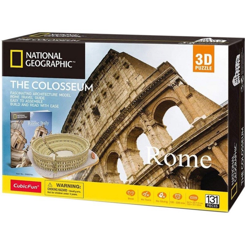 Mô hình giấy 3D CubicFun - Đấu Trường La Mã dòng National Geographic DS0976h ...