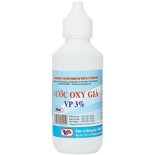 Nước Oxy Già Vp 3% 60Ml