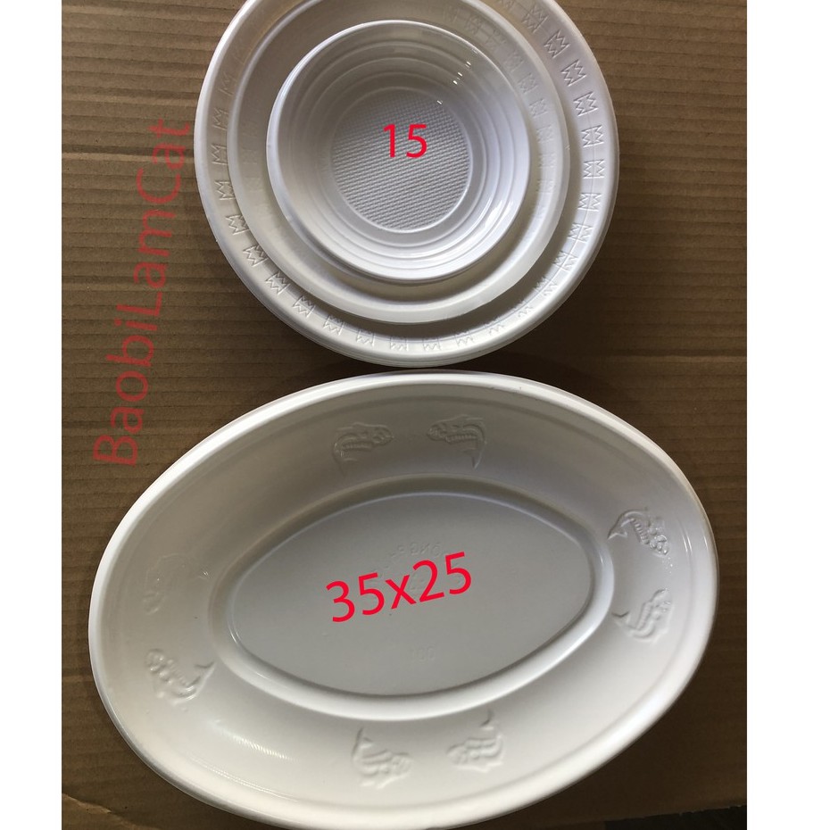 50 Dĩa nhựa các loại