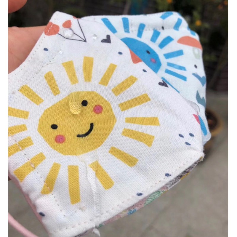 Phụ kiện làm khẩu trang cute N95 handmade chống nước , chống giọt bắn làm từ vải cotton 100% nhập khẩu Hàn Quốc & Nhật B