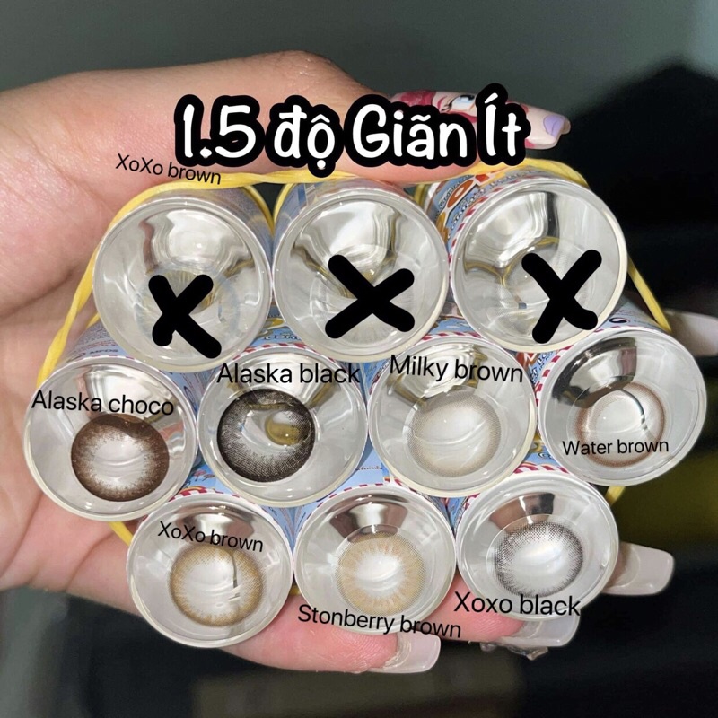 Lens Cận ( 1.5 Độ ) Tặng khay gương dụng cụ