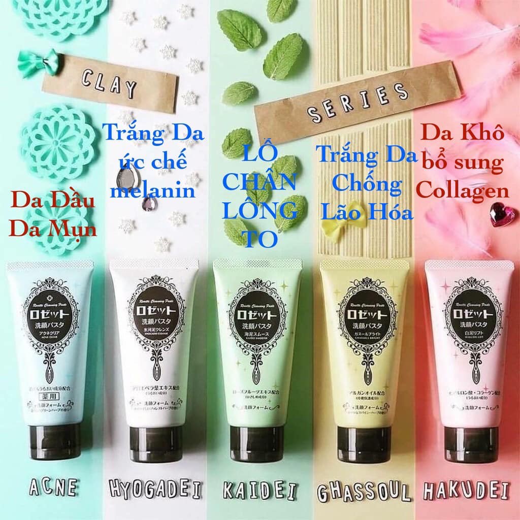 Sữa rửa mặt rosette nội địa Nhật Bản