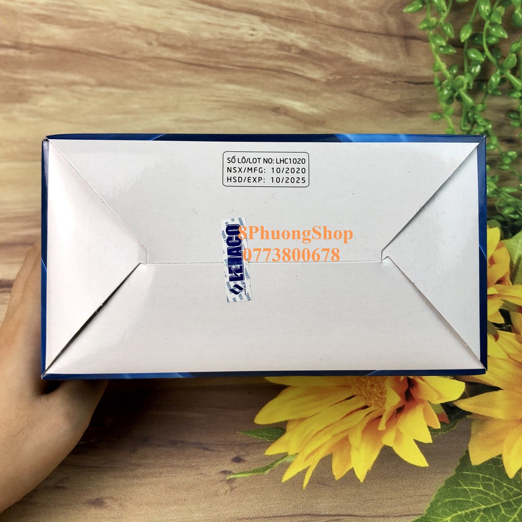 Khẩu trang y tế 4 lớp Lehaco màu Xanh Kháng Khuẩn - Khẩu trang Lehaco 4 lớp Giấy Kháng Khuẩnq
