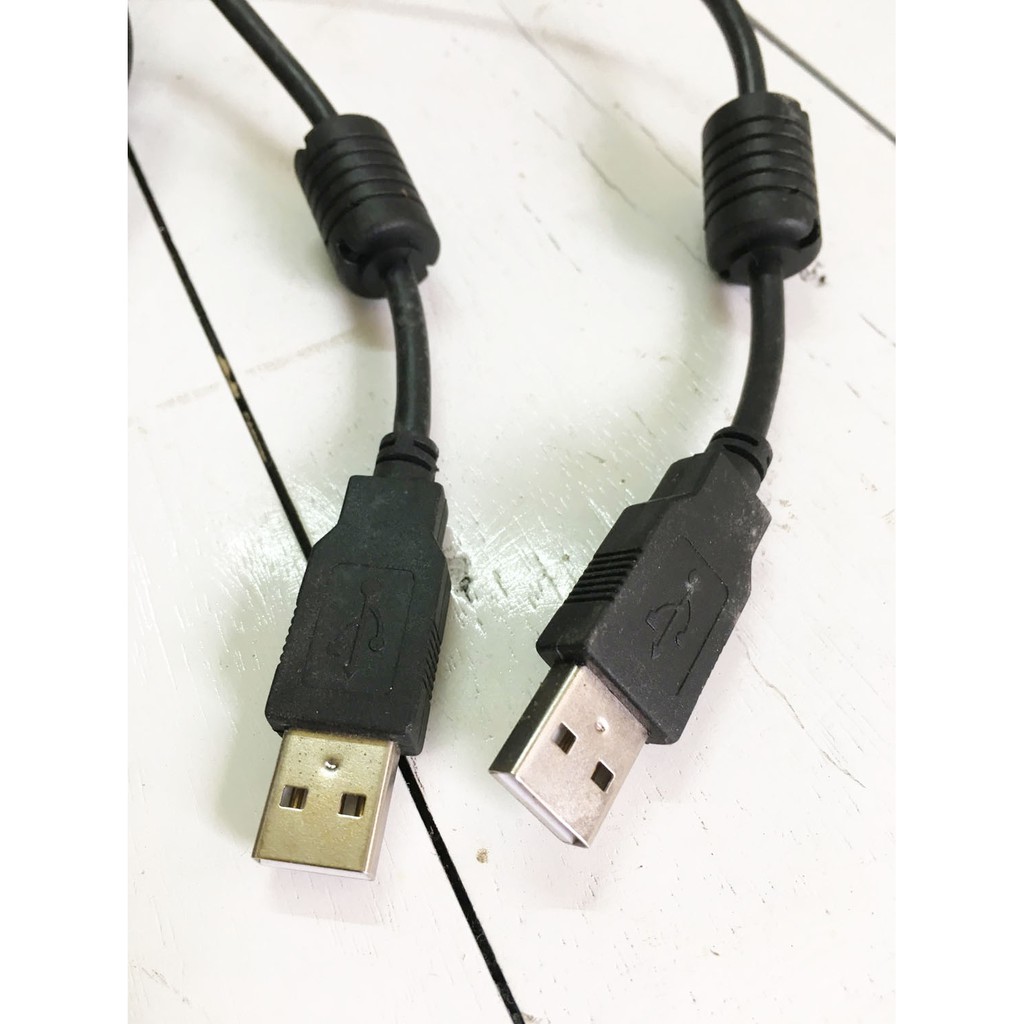 Cáp USB 2.0 2 đầu đực dài 10m (đen)
