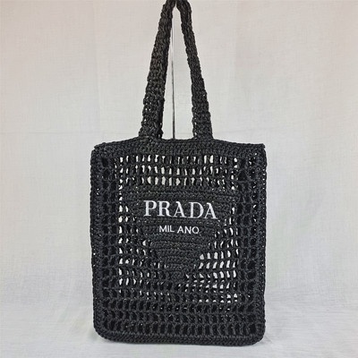 Túi Xách Đan Lát In Chữ Thời Trang Nữ Tính