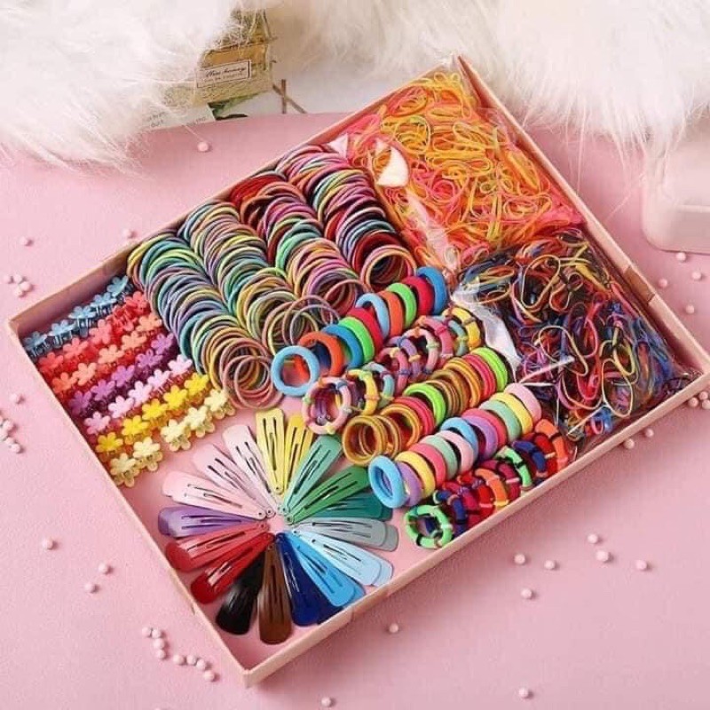 Set 780 Cột Kẹp Tóc Cho Bé