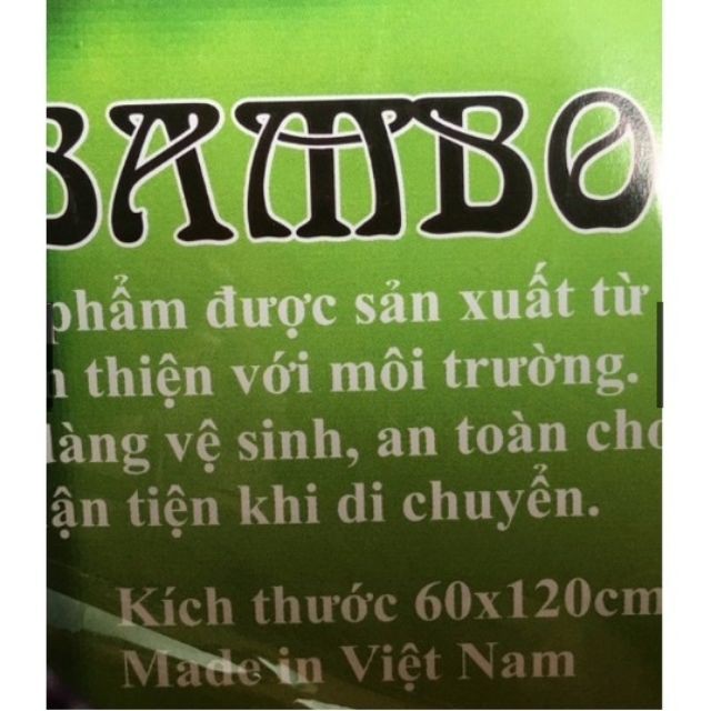 Chiếu trúc bambo cho bé khổ 60_120cm