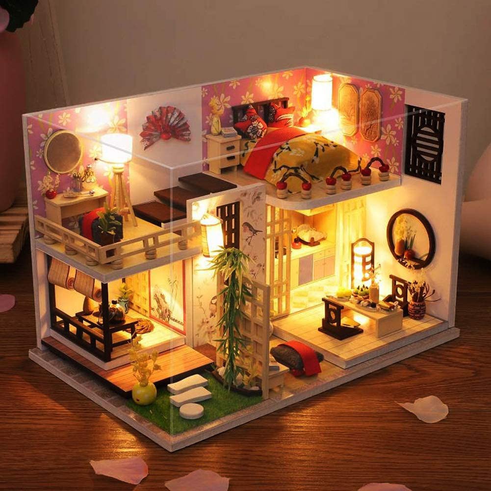Mô Hình Lắp Ráp Nhà Búp Bê DIY : Căn Hộ Theo Phong Cách Nhật Bản - M027 Tặng Keo Sữa