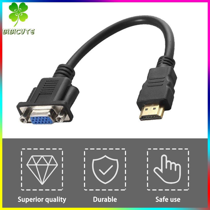 Cáp Chuyển Đổi Hdmi Sang Vga D-Sub 15 Chấu Chuyên Dụng Chất Lượng Cao