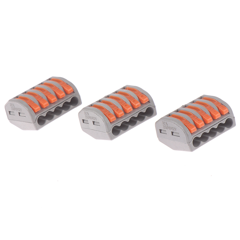 Khối Thiết Bị Đầu Cuối Dây Điện 2 / 3 / 4 / 5 / 8 Cổng Có Thể Tái Sử Dụng