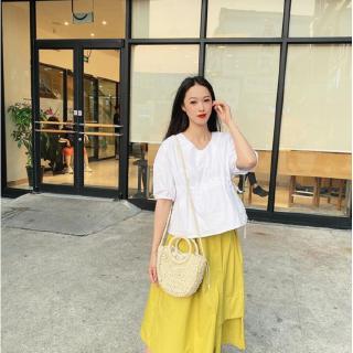 Túi Cói Bán Nguyệt