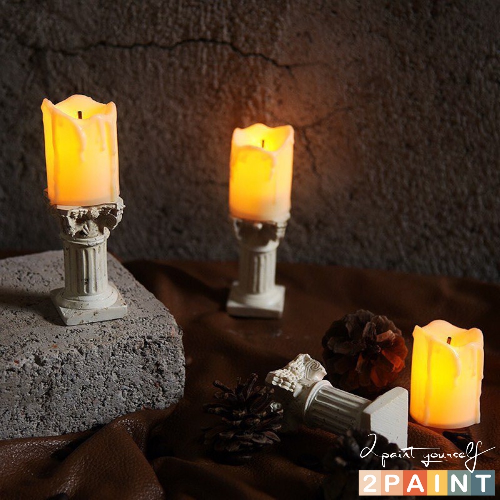 Đèn led trang trí phòng ngủ, Nến điện tử decor phong cách Bắc Âu  2PAINT
