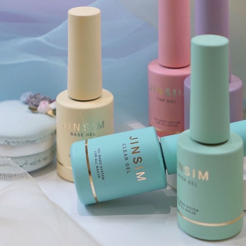 Higel nail - Base gel, top gel, clear gel, matt top, layer gel JINSIM