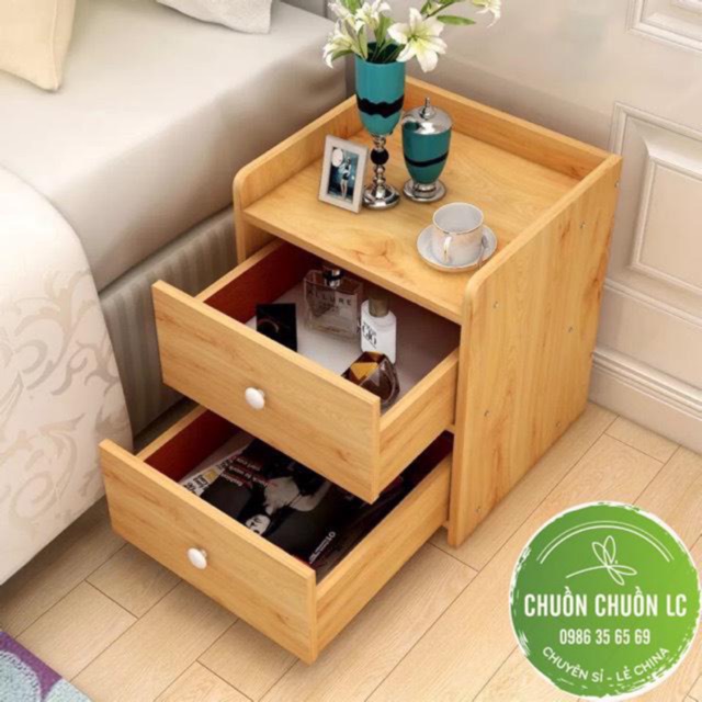 KỆ GỖ ĐẦU GIƯỜNG ĐỂ ĐỒ TIỆN ÍCH