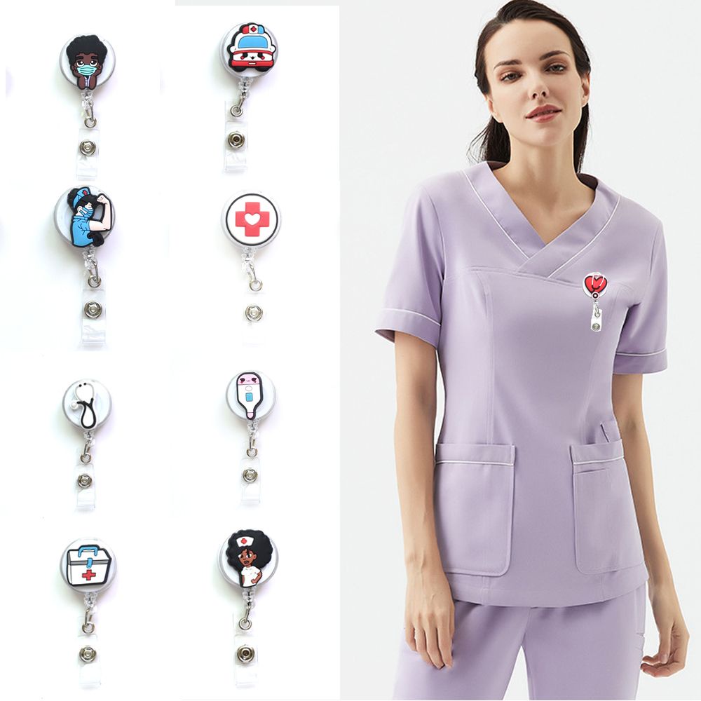 Dây Đeo Thẻ Id Dạng Móc Khóa Có Thể Thu Gọn Dễ Thương