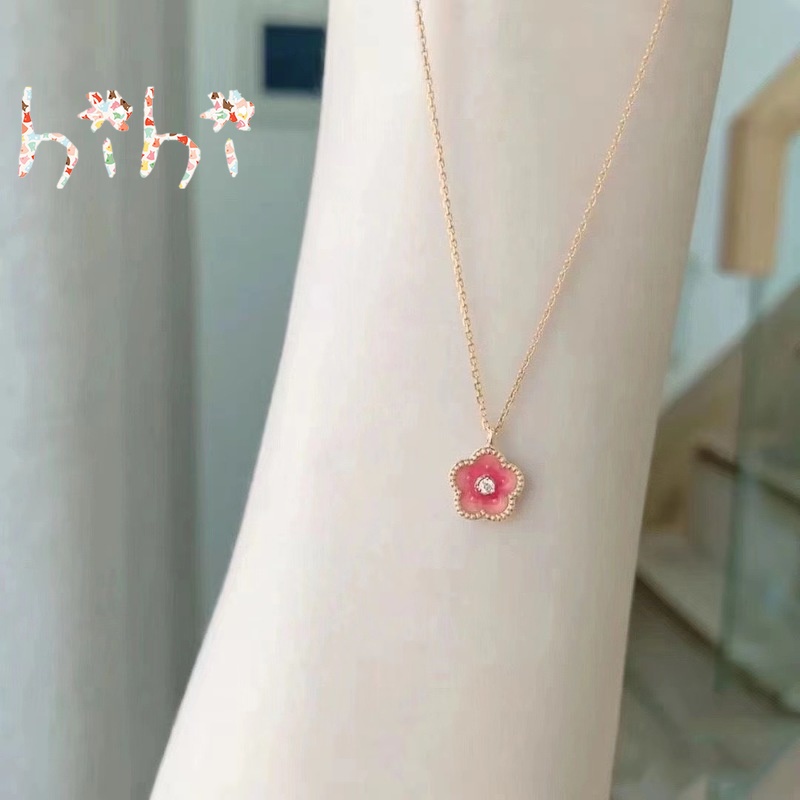 Vòng cổ Mặt Hoa Đính Đá Pha Lê Thời Trang Cho Nữ