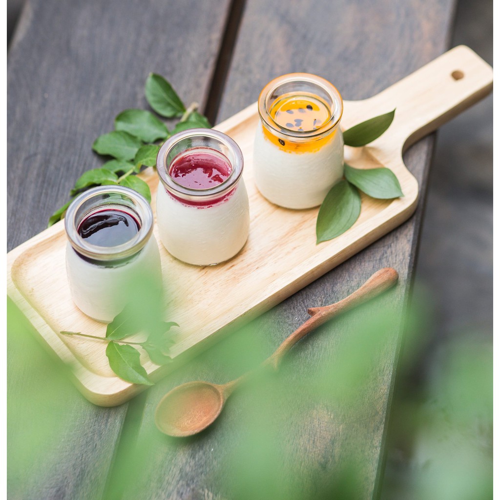 SET 12 HŨ THỦY TINH PUDDING LÀM SỮA CHUA,CARAMEN,CHOCOLATE