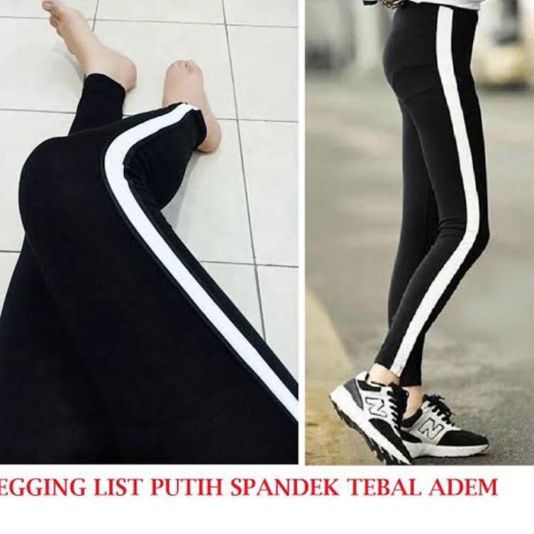 Quần Legging Thể Thao 6.6 Hàng Có Sọc Trắng