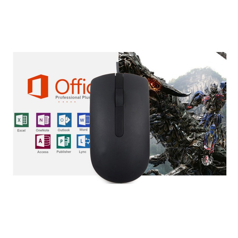 Chuột vi tính dây rút MS116 xài cho văn phòng cực tiện và bền