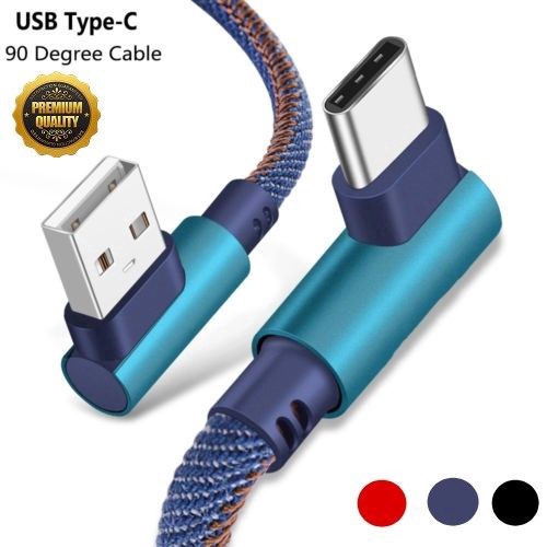 Dây cáp sạc nhanh & truyền dữ liệu góc 90 độ USB 3.1 Type C