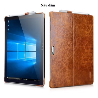 Ốp Lưng Cho Microsoft Surface Pro 7/6/5/4 - Da Thật-Mỏng-Nhẹ - Thương Hiệu Icarer
