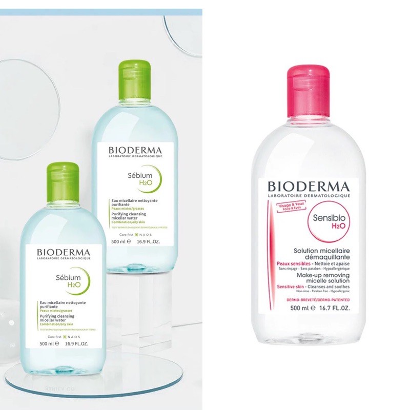 Tẩy trang xanh/ hồng 500ml | BigBuy360 - bigbuy360.vn