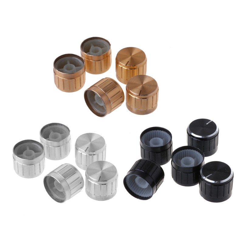 5 Núm vặn chiết áp hợp kim nhôm 21x17mm chuyên dụng