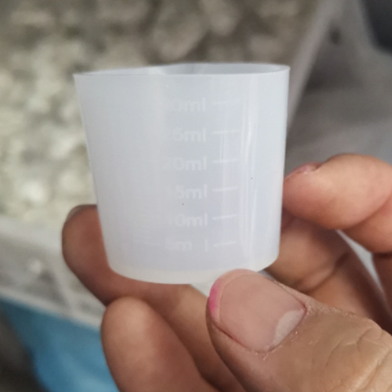 Cốc Đong Bằng Silicone Tái Sử Dụng Được Tiện Lợi