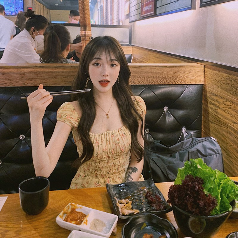 [SIÊU RẺ]Váy hoa nhỏ kiểu Pháp mùa hè 2020[Sẵn] | BigBuy360 - bigbuy360.vn