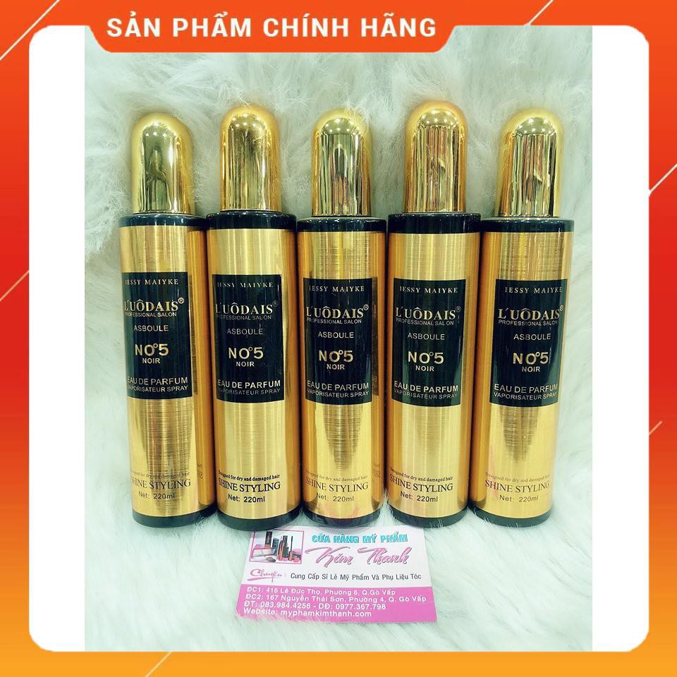 XỊT DƯỠNG TÓC HƯƠNG NƯỚC HOA No5
