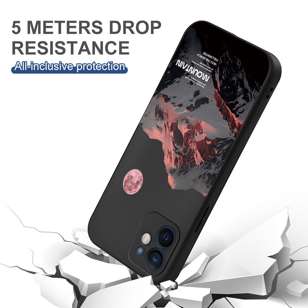 Ốp Điện Thoại Silicon Mềm In Cảnh Núi Tuyết Cho OPPO F9 Pro F1 F3 R9S Plus F7 F1S R9 F17 A73 OPPO Reno 2F 2Z 6Z Reno 4 Pro Reno 5 Pro