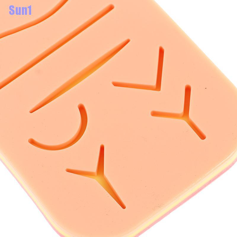 Miếng Đệm Giả Da 3 Lớp Bằng Silicone Dùng Luyện Tập Vết Thương