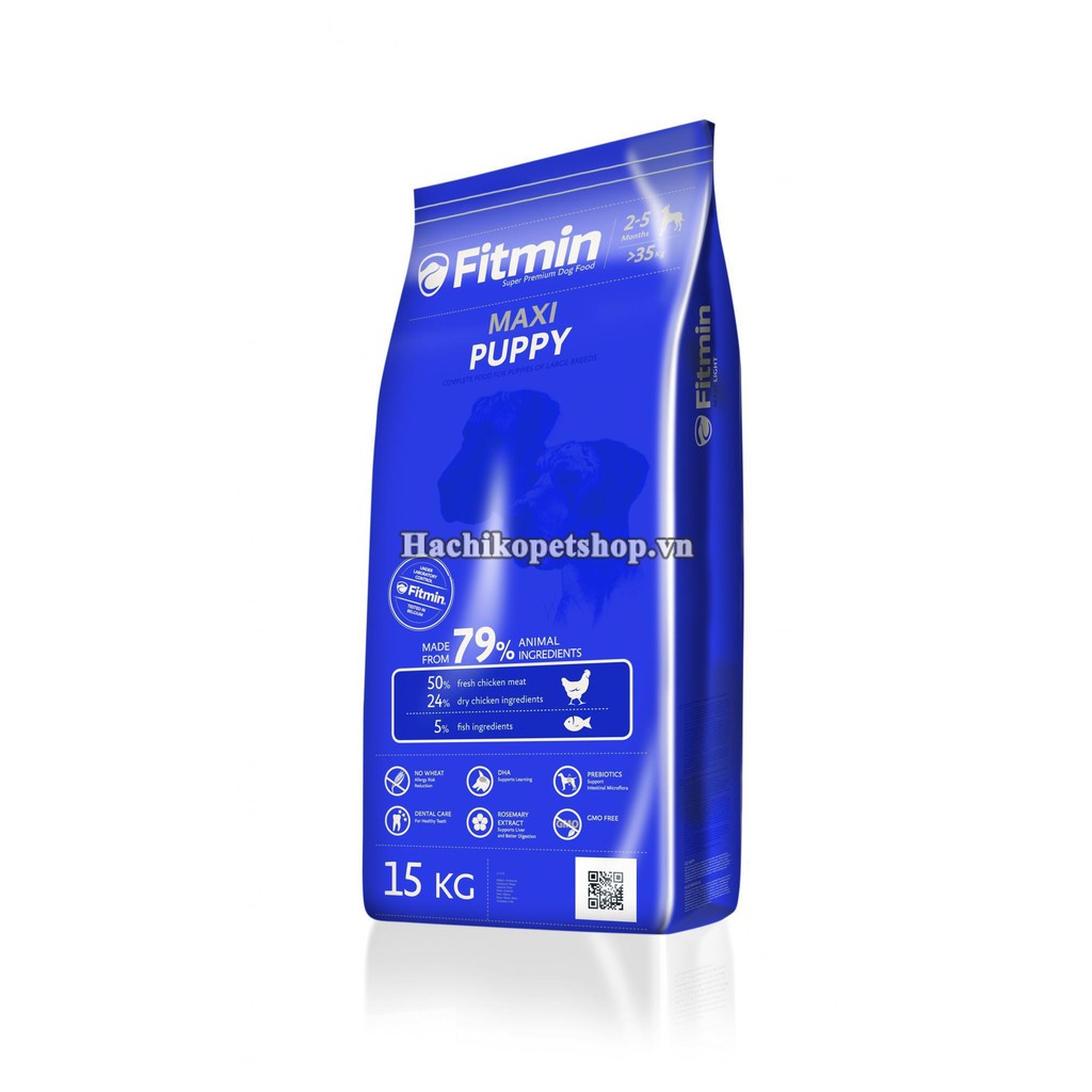 Thức ăn cho chó con Fitmin dog maxi puppy 3kg