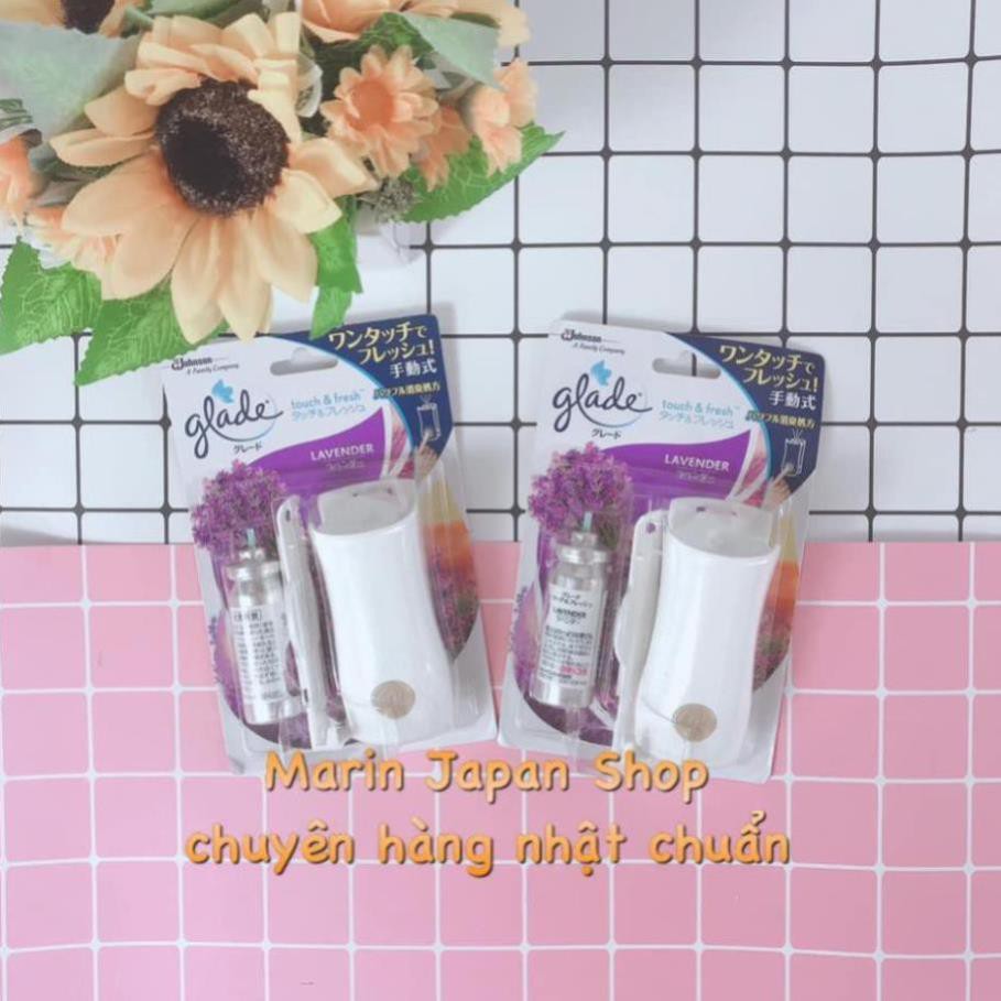 (SALE, Chuẩn store nhật) Máy xịt thơm phòng GLADE Nhật Bản + 1 lõi thay thế 14ml