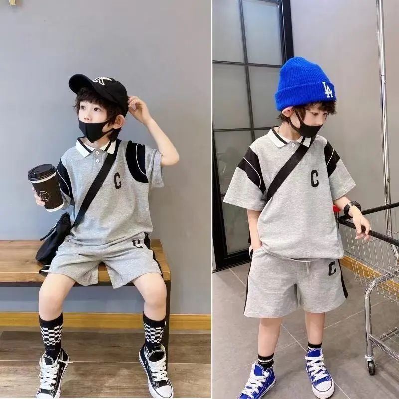 Set Đồ Thời Trang Mùa Hè Phong Cách Hàn Quốc Mới Cho Bé Trai