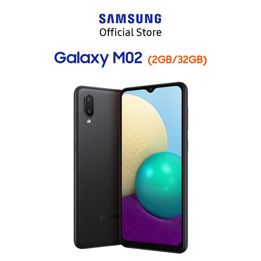 Điện thoại Samsung Galaxy M02 (32GB/2GB) - Hàng chính hãng