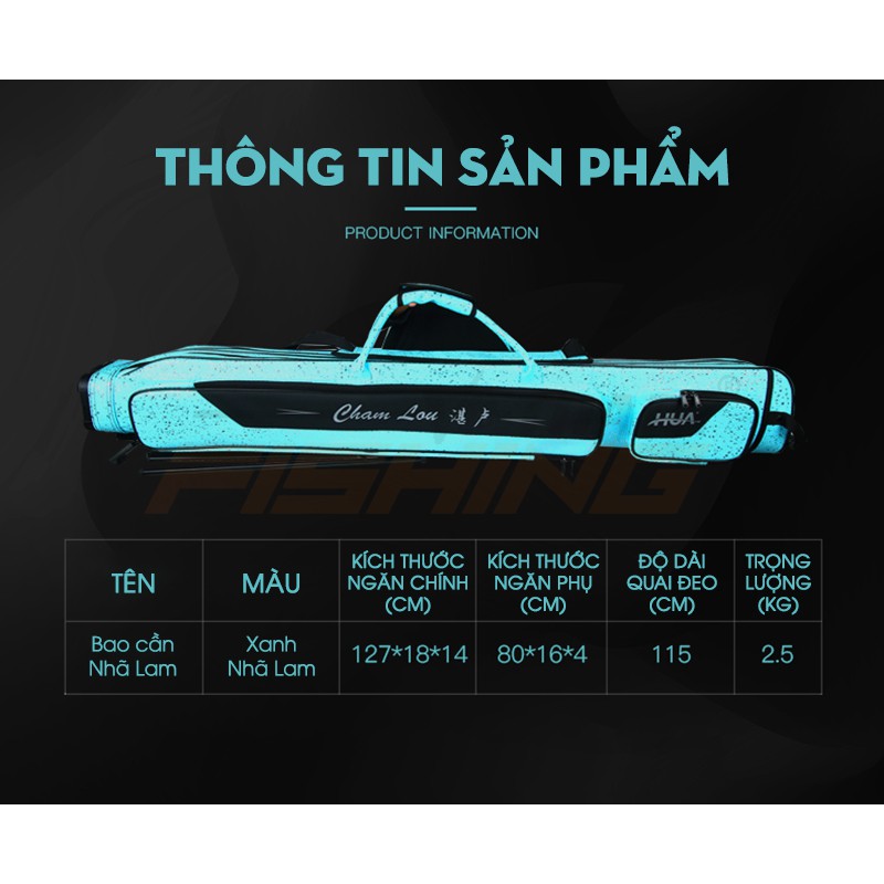 Bao đựng cần câu HUA - Hàng chính hãng
