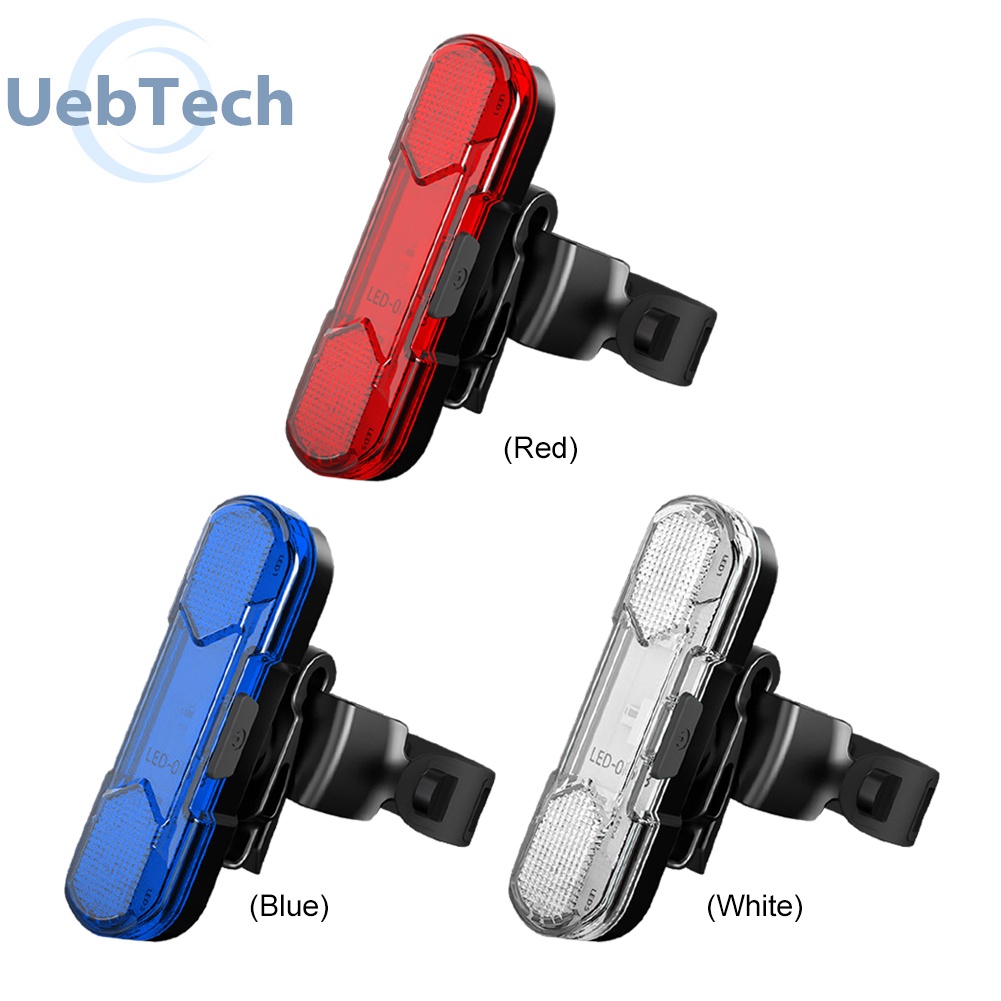 Đèn LED gắn đuôi xe đạp chống thấm nước sạc USB tiện dụng