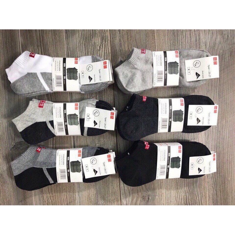 COMBO 10 Tất Nam Cổ Ngắn, Vớ Nam Hàng Dày Đẹp Chất Cotton Mềm Mại Chống Hôi Chân