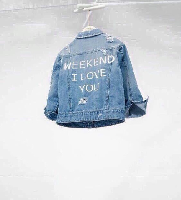 Áo khoác jean Zara size 6 va 9/10y