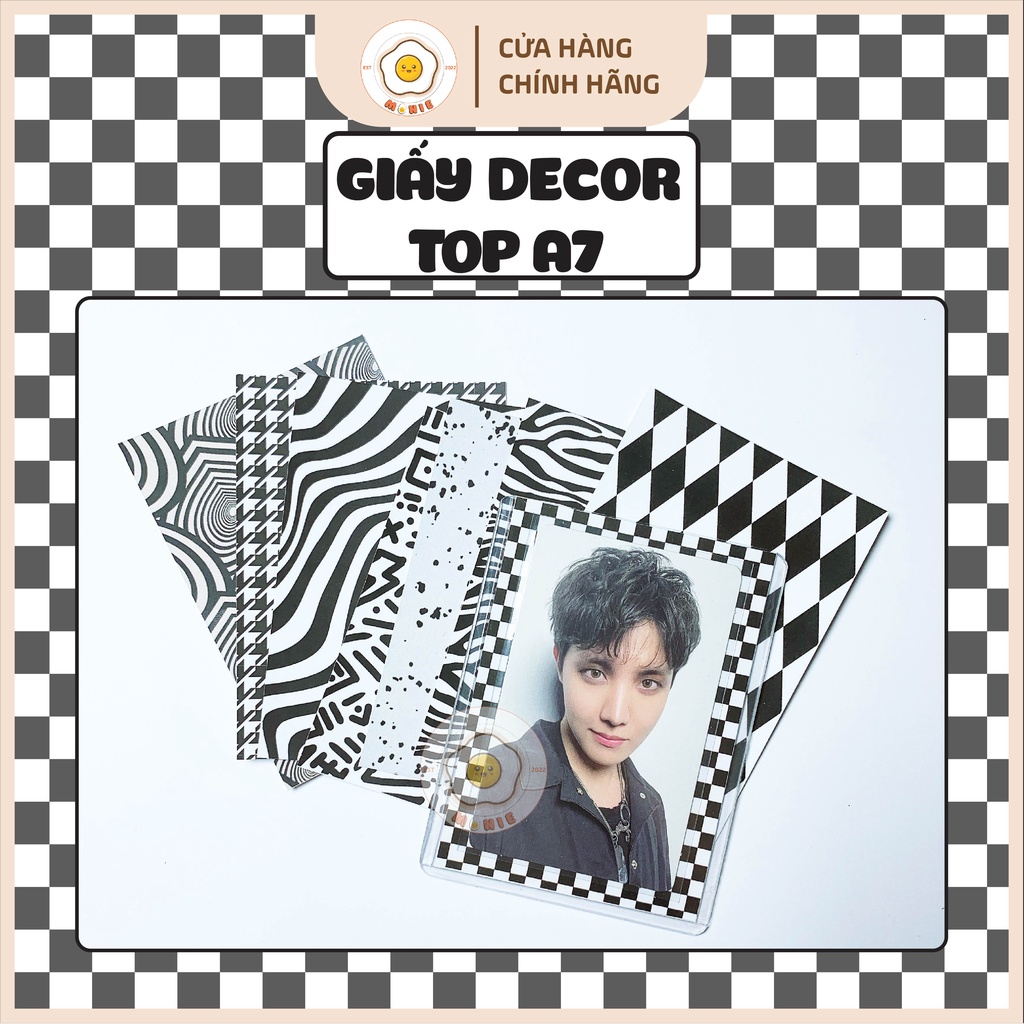 Giấy Trang Trí Nhét Toploader, Giấy Decor Toploader A7.