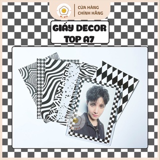 Giấy Trang Trí Nhét Toploader, Giấy Decor Toploader A7.