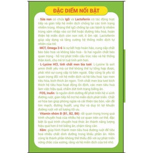 ❤️MUA 1 TẶNG 2❤️ SỮA NON OPTICARE HỘP 30 GÓI - 2g/gói - Giúp bé ăn ngon, hết bón,tăng cân, tăng đề kháng
