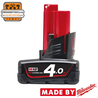 PIN LI-ON 12V 4.0AH MILWAUKEE M12B4