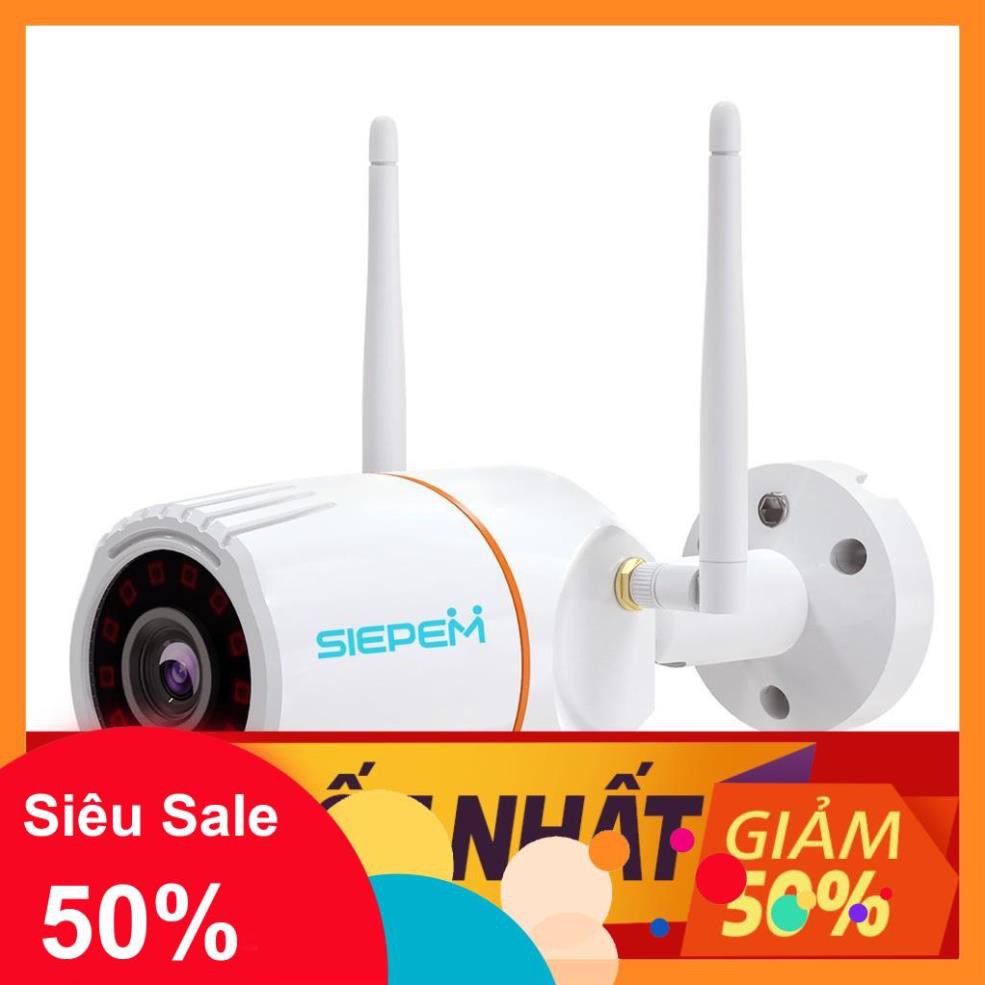 Camera IP ngoài trời P2P Siepem S6865 2 râu 2.0mpx